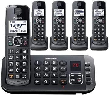 Panasonic KX-TGE645M DECT 6.0 Expandable Cordless Phone System