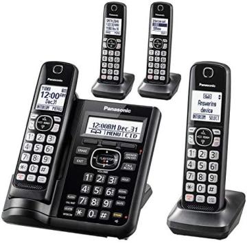 Panasonic KX-TGF544B Cordless Phone System with Answering Machine