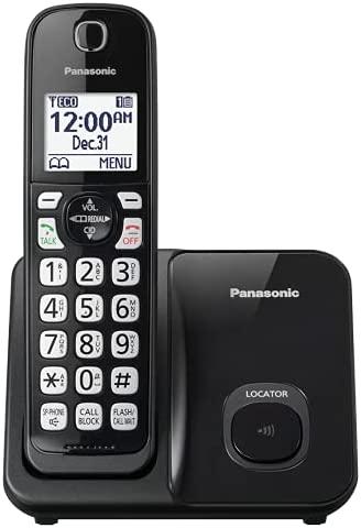 Panasonic KX-TGD610B Cordless Phone System, Expandable