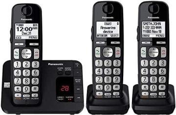 Panasonic KX-TGE433B DECT 6.0 Expandable Cordless Phone System