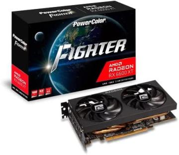 PowerColor Fighter AMD Radeon RX 6600 XT Gaming Graphics Card with 8GB GDDR6 Memory