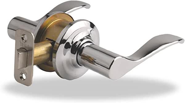 Yale YH Collection Norwood Lever in Polished Chrome - Passage