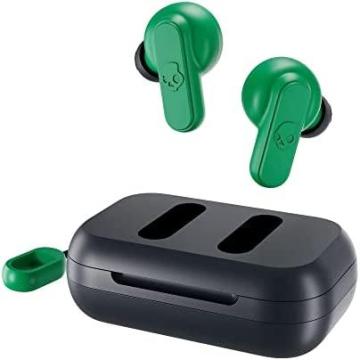 Skullcandy Dime 2 True Wireless In-Ear Bluetooth Earbuds, Blue/Green