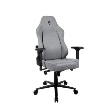 Arozzi Primo Premium Woven Fabric Gaming Chair, Light Grey