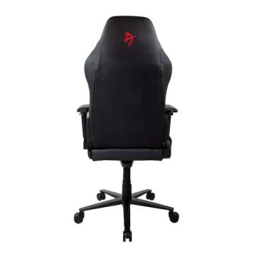 Arozzi Primo Premium PU Leather Gaming Chair, Black with Red Accents