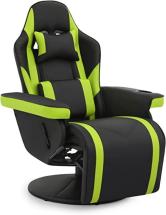 MoNiBloom Gaming Chair Recliner Ergonomic Game Chair, Green