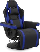 MoNiBloom Gaming Recliner Chair, Blue