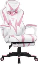 Zeanus Pink Gaming Chair, Gaming Computer Chair for Girls, Pink
