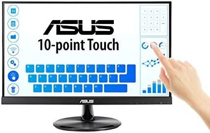 ASUS VT229H 21.5" Monitor 1080P IPS 10-Point Touch Eye Care with HDMI VGA, Black