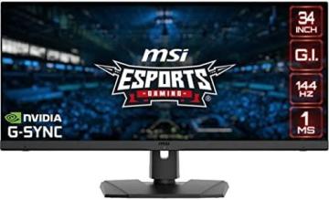 MSI MPG341QR, 34" Gaming Monitor, 3440 x 1440 (UWQHD), IPS