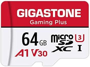 Gigastone 64GB Micro SD Card, Gaming Plus