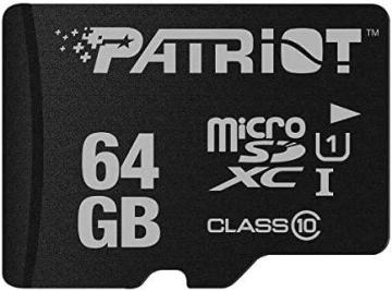 Patriot LX Series Micro SD Flash Memory Card 64GB