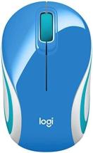 Logitech Wireless Mini Mouse M187 Ultra Portable, Palace Blue