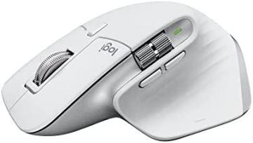 Logitech MX Master 3S for Mac - Wireless Bluetooth Mouse with Ultra-Fast Scrolling, Pale Grey