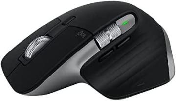 Logitech MX Master 3S for Mac - Wireless Bluetooth Mouse with Ultra-Fast Scrolling, Space Grey