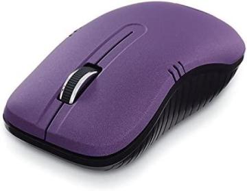 Verbatim Wireless Notebook Optical Mouse, Commuter Series – Purple