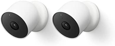 Google Nest Cam Outdoor or Indoor, Battery - 2nd Generation - 2 Count