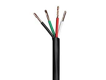 Monoprice 16 Gauge AWG 4 Conductor CMP-Rated Speaker Wire Cable - 1000 Feet