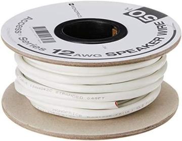 Monoprice Access Series 12 Gauge AWG CL2 Rated 2 Conductor Speaker Wire/ Cable – 50ft