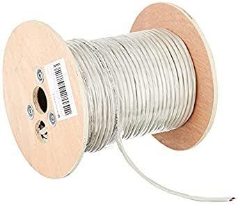 Monoprice Origin Series 14 Gauge AWG 2 Conductor Burial Rated Speaker Wire Cable - 250ft Gray