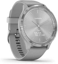 Garmin vivomove 3 Hybrid Smartwatch, Silver with Gray Case and Band