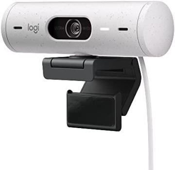 Logitech Brio 500 Full HD Webcam, Off White