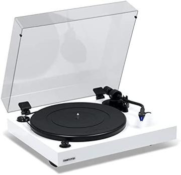 Fluance RT84 Reference High Fidelity Vinyl Turntable Record Player, Piano White