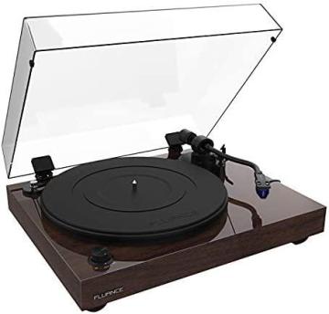 Fluance RT84 Reference High Fidelity Vinyl Turntable Record Player, Walnut