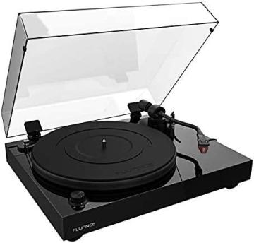 Fluance RT83 Reference High Fidelity Vinyl Turntable Record Player, Piano Black