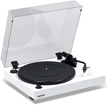 Fluance RT83 Reference High Fidelity Vinyl Turntable Record Player, Piano White