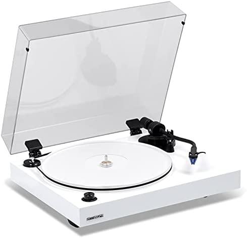 Fluance RT85 Reference High Fidelity Vinyl Turntable Record Player, Piano White