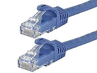 Monoprice Flexboot Cat6 Ethernet Patch Cable – 25ft, Blue