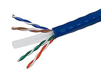 Monoprice Cat6 Ethernet Bulk Cable - 1000 Feet – Blue