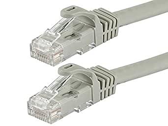 Monoprice Flexboot Cat6 Ethernet Patch Cable – 5ft, Gray