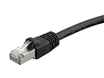 Monoprice Cat6A Ethernet Patch Cable - 0.5ft, Black