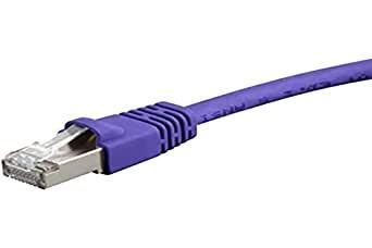 Monoprice Cat6A Ethernet Patch Cable - 0.5ft, Purple