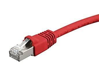 Monoprice Cat6A Ethernet Patch Cable - 0.5ft, Red