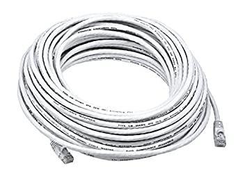 Monoprice 75FT 24AWG Cat6 550MHz UTP Ethernet Bare Copper Network Cable - White