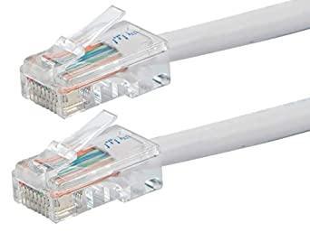 Monoprice ZerobootCat6 Ethernet Patch Cable – 1ft, White