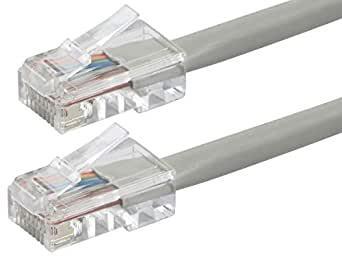 Monoprice ZerobootCat6 Ethernet Patch Cable – 1ft, Gray