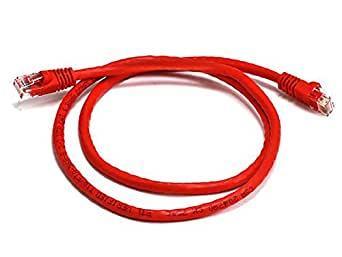 Monoprice Cat6 Ethernet Patch Cable – 3ft, Red