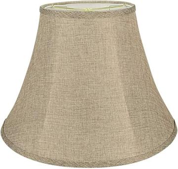 Aspen Creative 38001 Transitional Bell Shaped Collapsible Spider Construction Lamp Shade