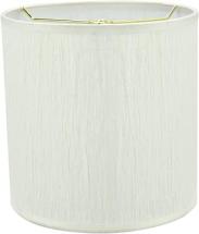 Aspen Creative 31222A Transitional Drum (Cylinder) Shaped Spider Construction Lamp Shade