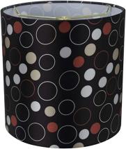 Aspen Creative 31232A, Transitional Drum (Cylinder) Shaped Spider Construction Lamp Shade