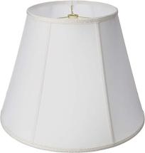 Royal Designs Empire Designer Lamp Shade, White, 8 x 14 x 11