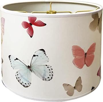 Royal Designs Modern Trendy Decorative Handmade Lamp Shade Colorful Butterfly Design