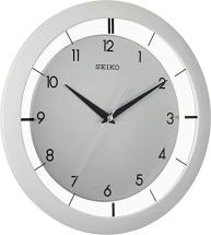 Seiko 11 Inch St John Brushed Metal Wall Clock