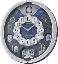 Seiko Melodies in Motion Wall Clock, Glittering Starry Night
