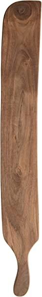 Creative Co-Op DF3132 Slender Acacia Wood Cheese Handle Cutting Board, Brown