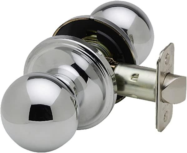 Copper Creek BK2020PS Ball Door Knob, Passage Function, in Polished Stainless